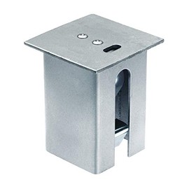 Alberts 782061 Cover Cap for Ground Sleeves for Barrier Posts | Available in Square or Round | Hot-Dip Galvanised | Length 110 mm