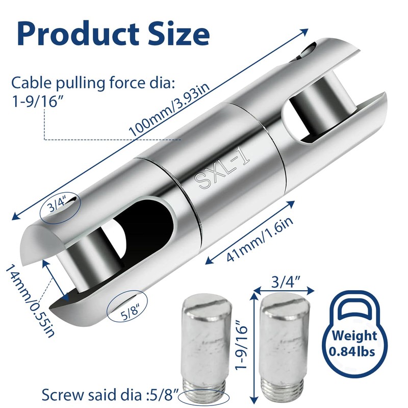 1T Wire Pulling Tools, Wire Line Rope Ball Bearing Swivel