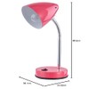 Innoteck Innoteck Colour Adjustable Desk Lamp, Metal, 40 W, Pink