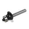 sourcing map Roundover Router Bit 1/4 Shank 3/16" Radius Carbide