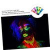 Ipetboom 5pcs Fluorescent Pigments Neon Craft Paint Washable Face Body
