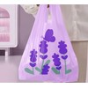 50pcs Purple Small Trash Bags 3 Gallon 4 Gallon for
