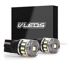 VLEDS 2pcs 90lm 6000K White 194 T10 2825 360° Long Life 14 LED Bulb
