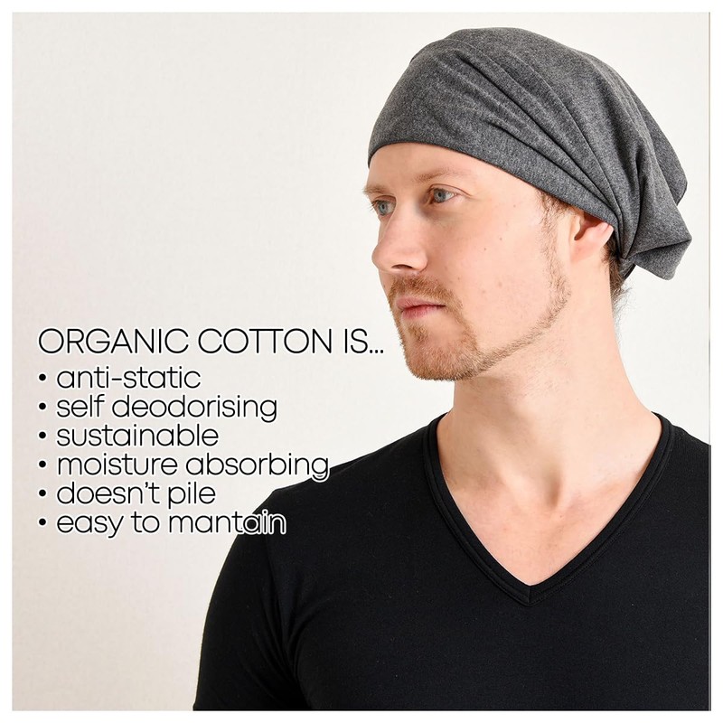Wide ORGANIC Cotton Bandana Headband - Womens Mens bandana headbands