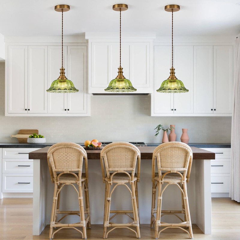 HDDFL Glass Pendant Lights Modern Pendant Lighting Fixtures Hanging Lamp