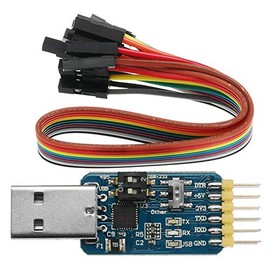 Hailege CP2102 USB to TTL UART 232 485 Port Mutual Convert Adapter USB Serial Port Adapter 6 in One Multi-Functional USB Serial Debug Tool