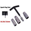 Mr. Gadget's Solutions 4pcs T-Bar Spark Plug Spanner Wrench Set