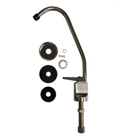 Chrome Push Button Faucet Tap for Undersink Drinking Water Filter System