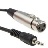 kenable 3.5mm Mono Jack PC/Laptop to XLR Female Mixer/Speaker Cable