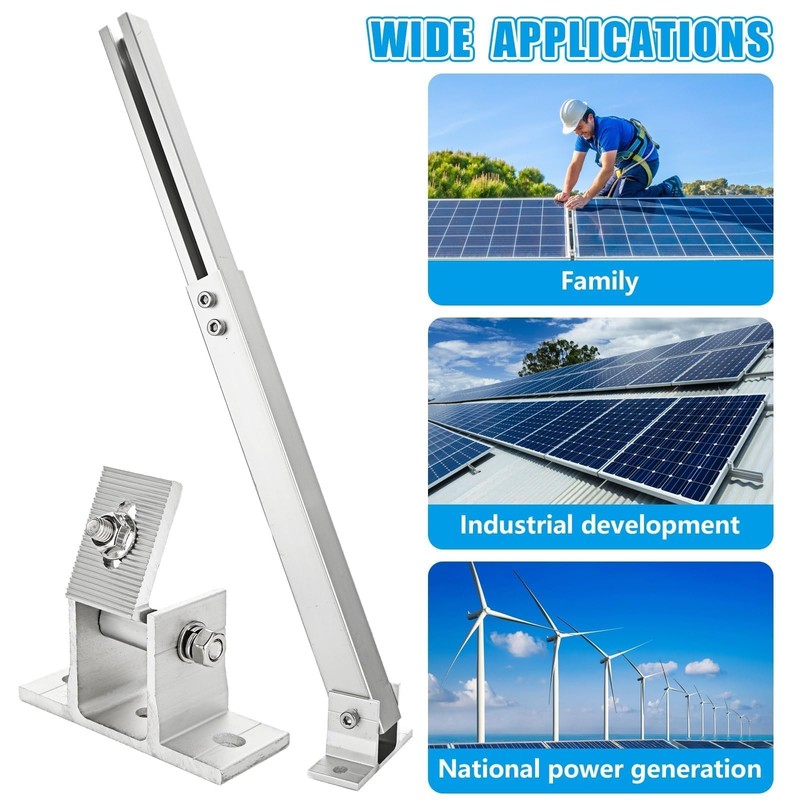 Adjustable Solar Panel Tilt Mount Brackets Aluminum Alloy Solar Panel