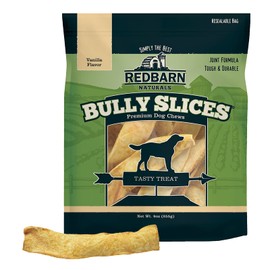 Redbarn Pet Products Bully Slices for Dogs (Vanilla) Natural Dental Treats (12 Bags)