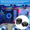 sourcing map 2pcs 90 Degree Elbow Water Cooling Adapter G1/4"