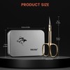 BEZOX Curved Nail Cuticle Scissors - Precision Manicure Scissors Cuticle