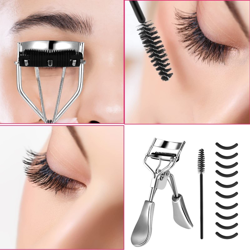 WLLHYF Eyelash Curler Kit Professional Eyelash Curler Metal Makeup Tool