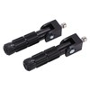 1 Pair Universal Motorcycle Footrests Rear Set Footpegs with 8mm