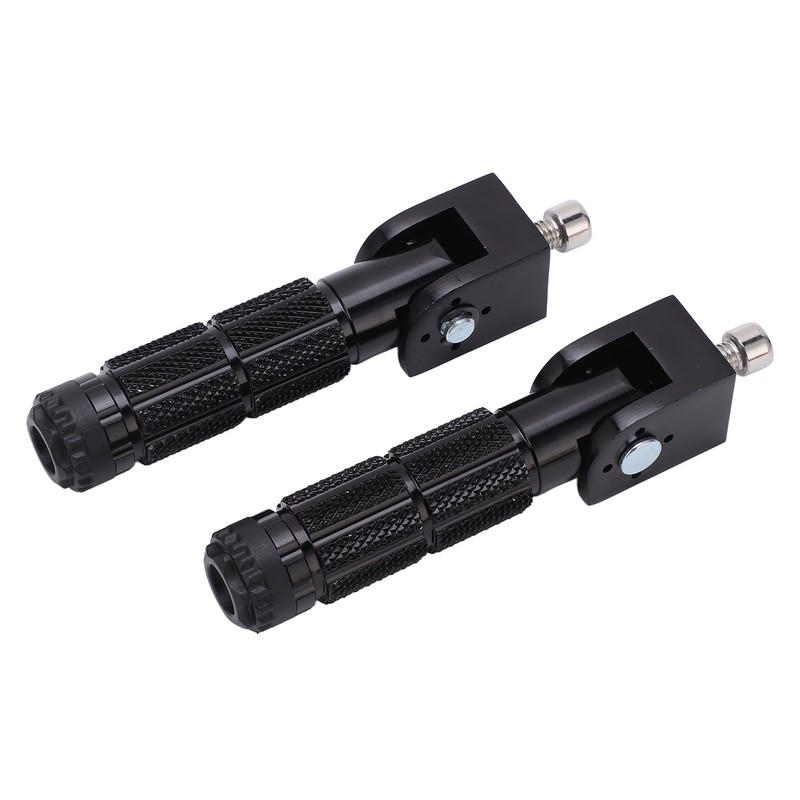 1 Pair Universal Motorcycle Footrests Rear Set Footpegs with 8mm