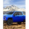 Deejecsun in-Channel Window Rain Guards Fit for Chevy Silverado 1500/GMC