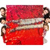 penepico Sensory Wall Sequin Flip Fabric for Children, Two-Tone Sequin