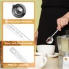 Nogeqi 2 Pack Small Coffee Scoop for Ground Coffee, Long