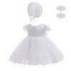 DPKM Vestido de Bautizo para Bebés y Niñas Recién Nacidas,