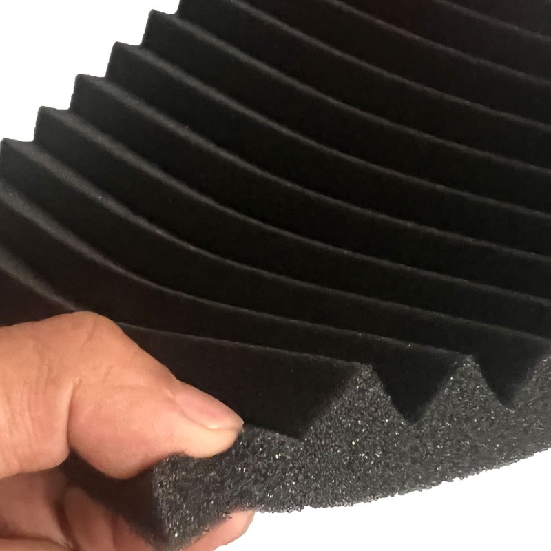 52 Pack Black red 1" x 12" x 12" Acoustic