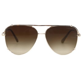 TOPFOXX Cristina Aviators Sunglasses (Brown)