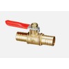 Brass Shutoff Ball Valve Pipe 6mm 8mm 10mm 12mm Fuel