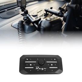 Rago Fabrication Digital Device Dash Mount for The 2022-2024 Toyota Tundra 3rd Gen | Included Dual USB Port | Phone, Tablet, GPS, & CB Radio Mic Mount Ready | Drilling Required | Made in The USA