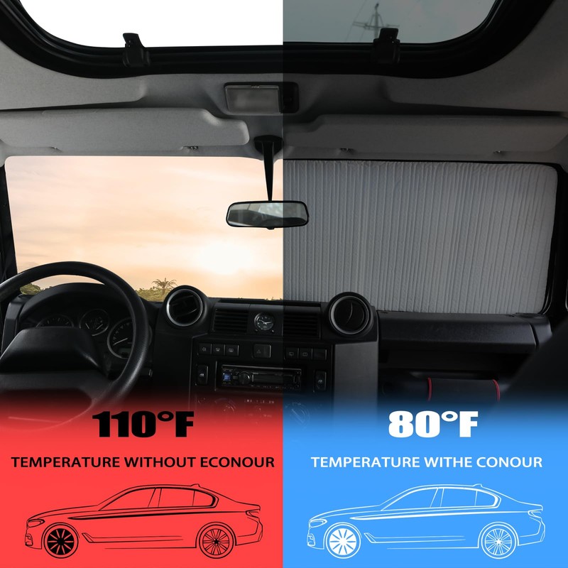 Windshield Sun Shade for Land Rover Defender 90 110 130