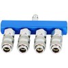 Scheppach 4 Way Pneumatic Quick Couplings Set Pack of 1,