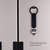 KITCHENDAO Magnetic Fridge Bottle Opener, Manual Stainless Steel Bottle Opener
