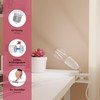 ledscom.de LIK Clamp Light, Matte White, 1x E27 Max. 60