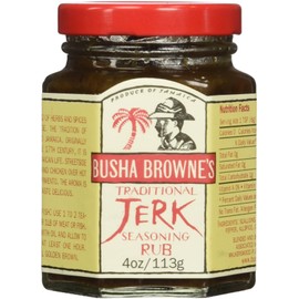 Busha Browne Jerk Seasoning Rub, 4 oz