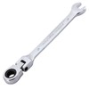 Gedlex Ratchet Wrench 17 mm Metric Wrench, Flexible Ring Spanner