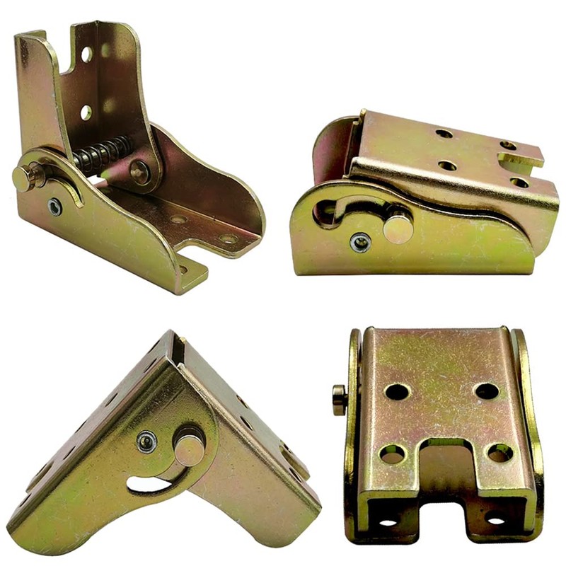 Pack of 4 Self-Locking Folding Hinge, Hinges for Table Legs,