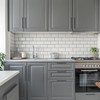 JOY DECOR Matte Black Cabinet Pulls Cabinet Handles, 5 Inch,