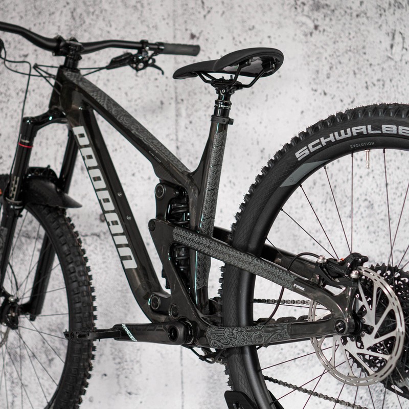 Riesel Design Protectors Stickers Triangle Rear Bike Frame - Tape