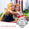 IDELTIME Best Friend Birthday Gifts for Women, I Love You