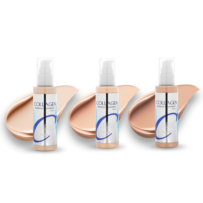 Enough Collagen, Moisture Foundation, SPF 15, 21, 3.38 fl oz