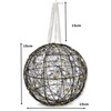 DARO DEKO Light Ball with LED Wire and Pearl Chain