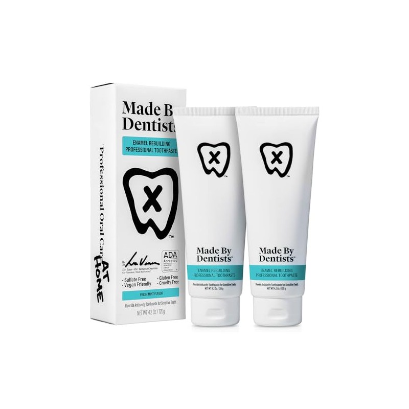 Made by Dentists Professional Enamel Rebuilding Toothpaste - 2 Pack