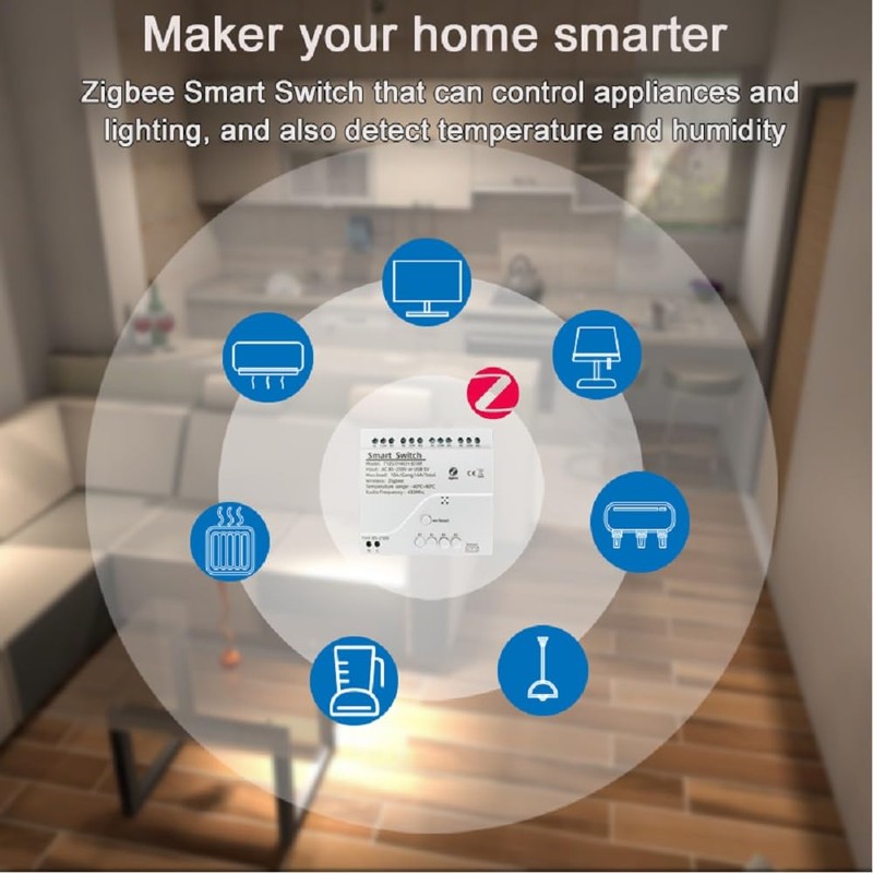 MHCOZY Smart Zigbee Temperature Controller 5-32V Dry Contact Passive Output