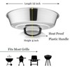 HaSteeL Cheese Melting Dome Set of 2, 12 Inch Round