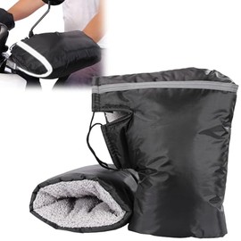 Motorcycle Handlebar Gloves, Winter Thermal Windproof Handlebar Warmers, Universal Windproof Handlebar Warmers, Motorcycle Handlebar Gloves, for Bicycle, Motorcycle, Scooter