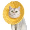 エリザベスカラー 猫 犬 ソフト ［愛玩動物飼養管理士が監修］ サイズ調節可能 介護 防水 布製 傷舐め防止