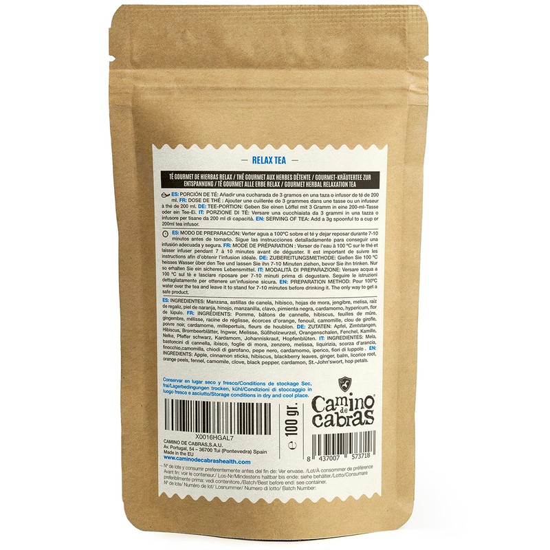 RELAX TEA - Night Time Tea - Stress & Anxiety