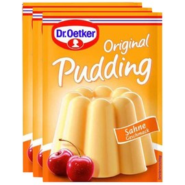 Dr. Oetker Sahne Geschmack Pudding 3-Pack (3x37g)