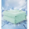 jiaao Cooling Comforter,Summer Blanket Twin Size, Breathable, Moisture-Wicking, Lightweight All-Season,Cooling