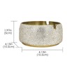 Biiange Rhinestone Ashtray, Stainless Steel Ashtray, Bling Ashtray for Home,