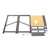 Cbhfmljd Washer Dryer Stacking Rack Stand, Heavy Duty Washer and